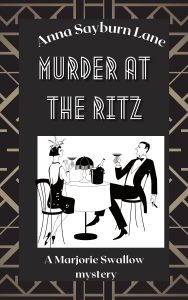 The cover of my novella, Murder at the Ritz